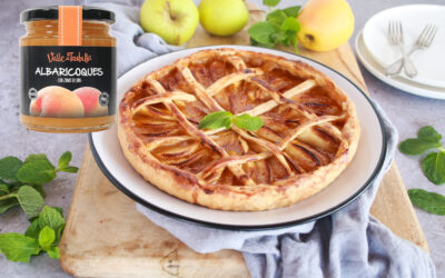 Recetas Caseras | Valle del Taibilla Tarta de manzana y compota de albaricoque