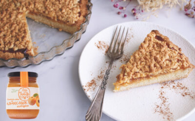 Recetas Caseras | Valle del Taibilla Tarta crumble de mermelada de albaricoque