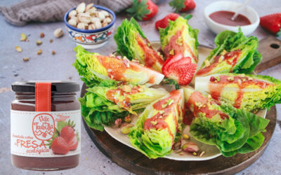 Recetas Caseras | Valle del Taibilla Ensalada de cogollos con vinagreta de fresa
