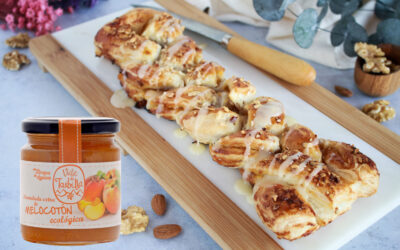 Recetas Caseras | Valle del Taibilla Trenza de hojaldre y mermelada de melocotón